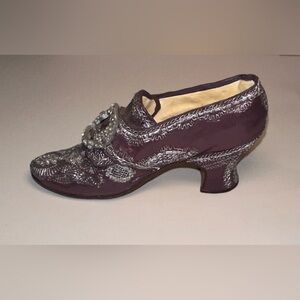 Vintage Miniature Just the Right Shoe. Wedding Shoe. No Box